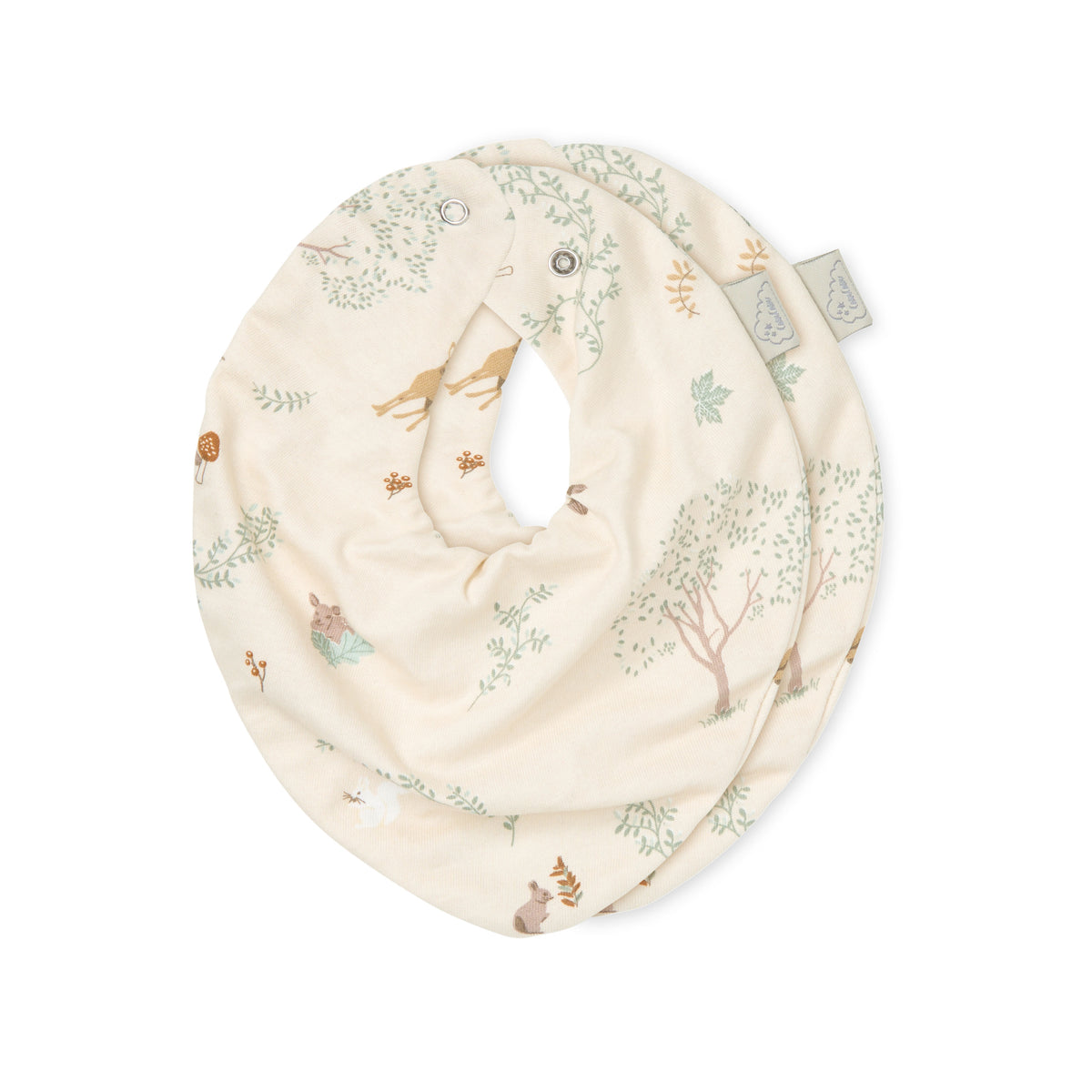 Bandana Lätzchen 2 pack - GOTS - Woodland