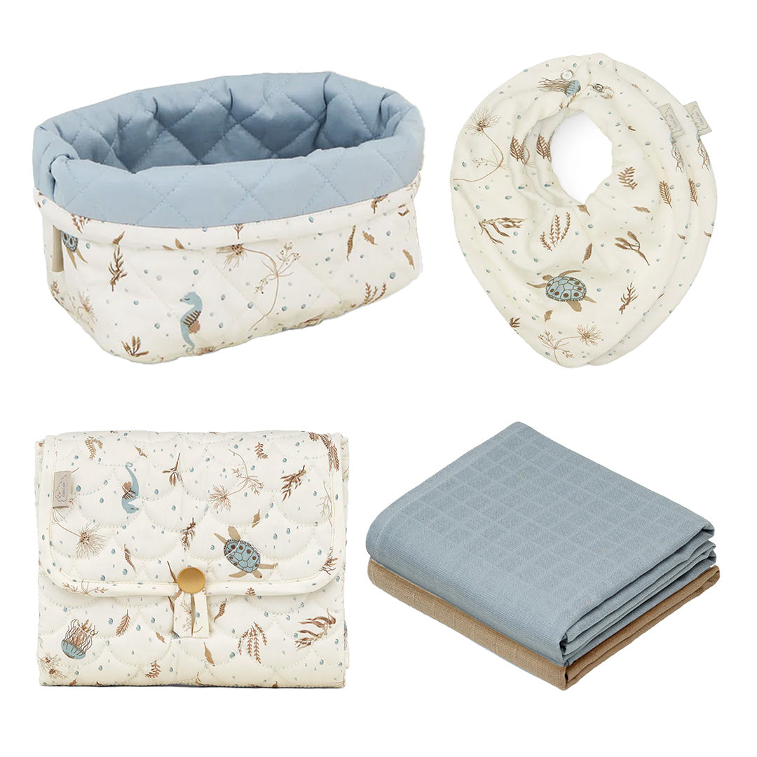 Baby-Geschenkset, kleine - Sea Garden