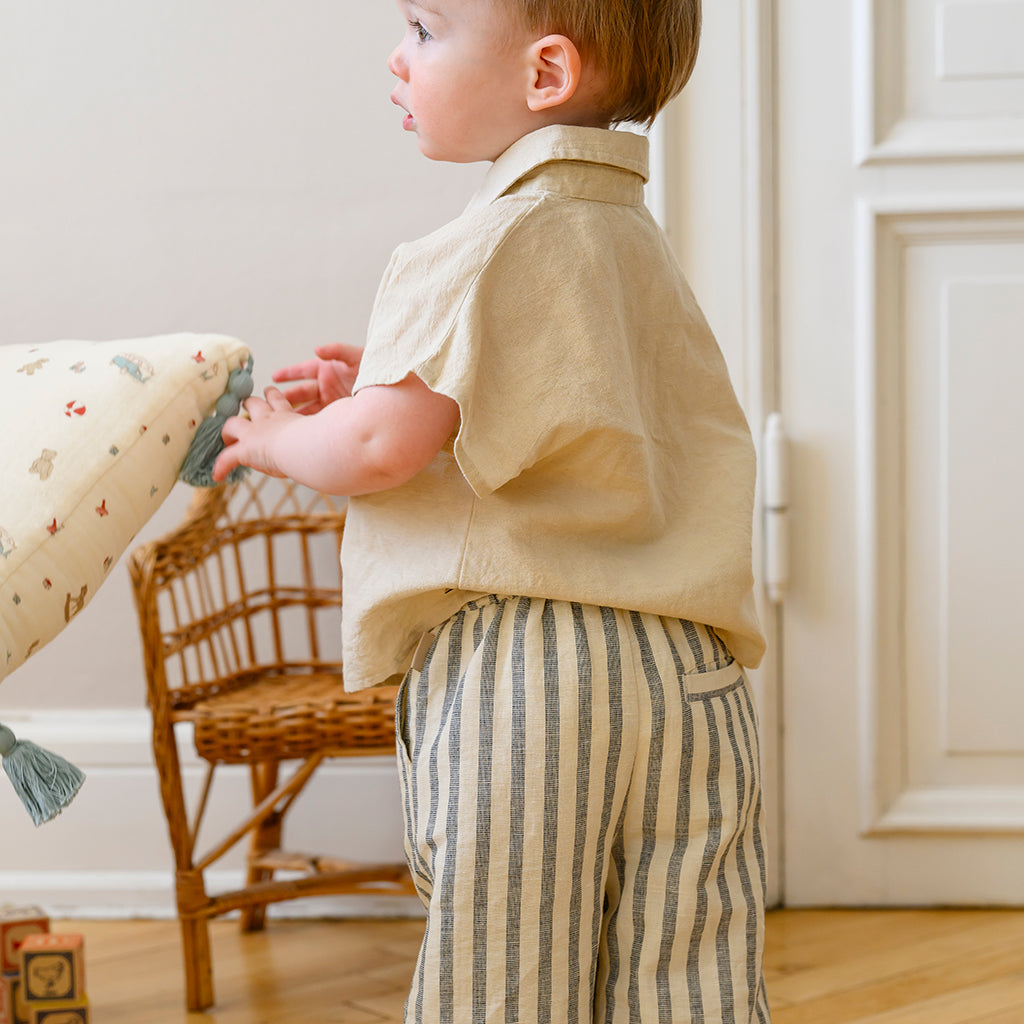 Julian Hemd - GOTS - Beige Linen