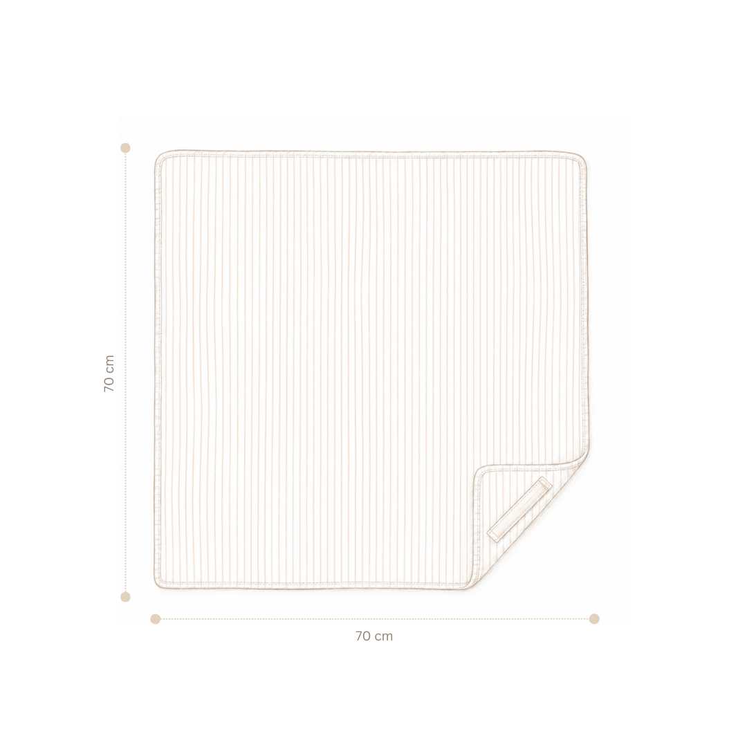 Mulltuch, 2 pack- GOTS - Caprice
