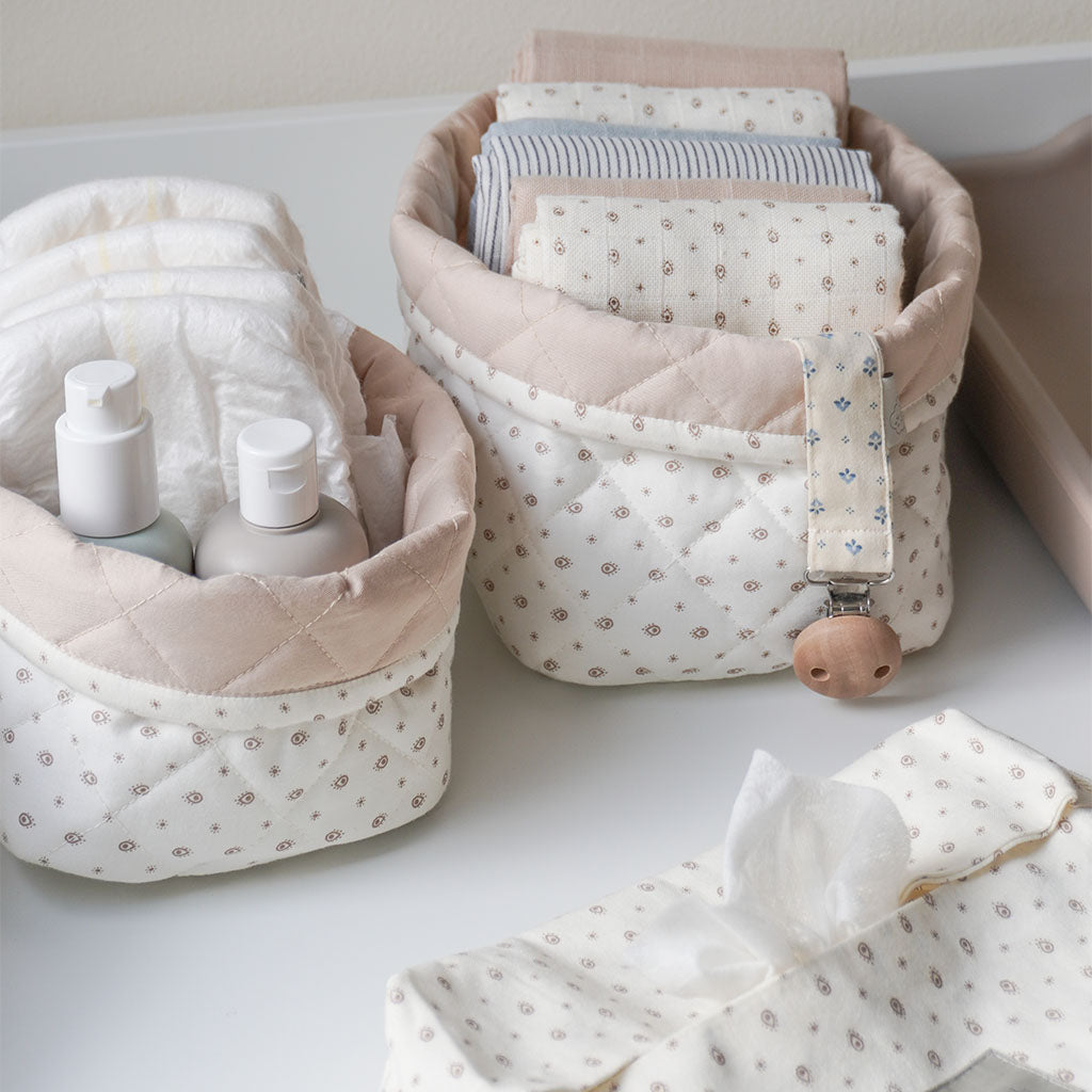 Gesteppter Aufbewahrungskorb, 2er-Set - OCS - Rowan