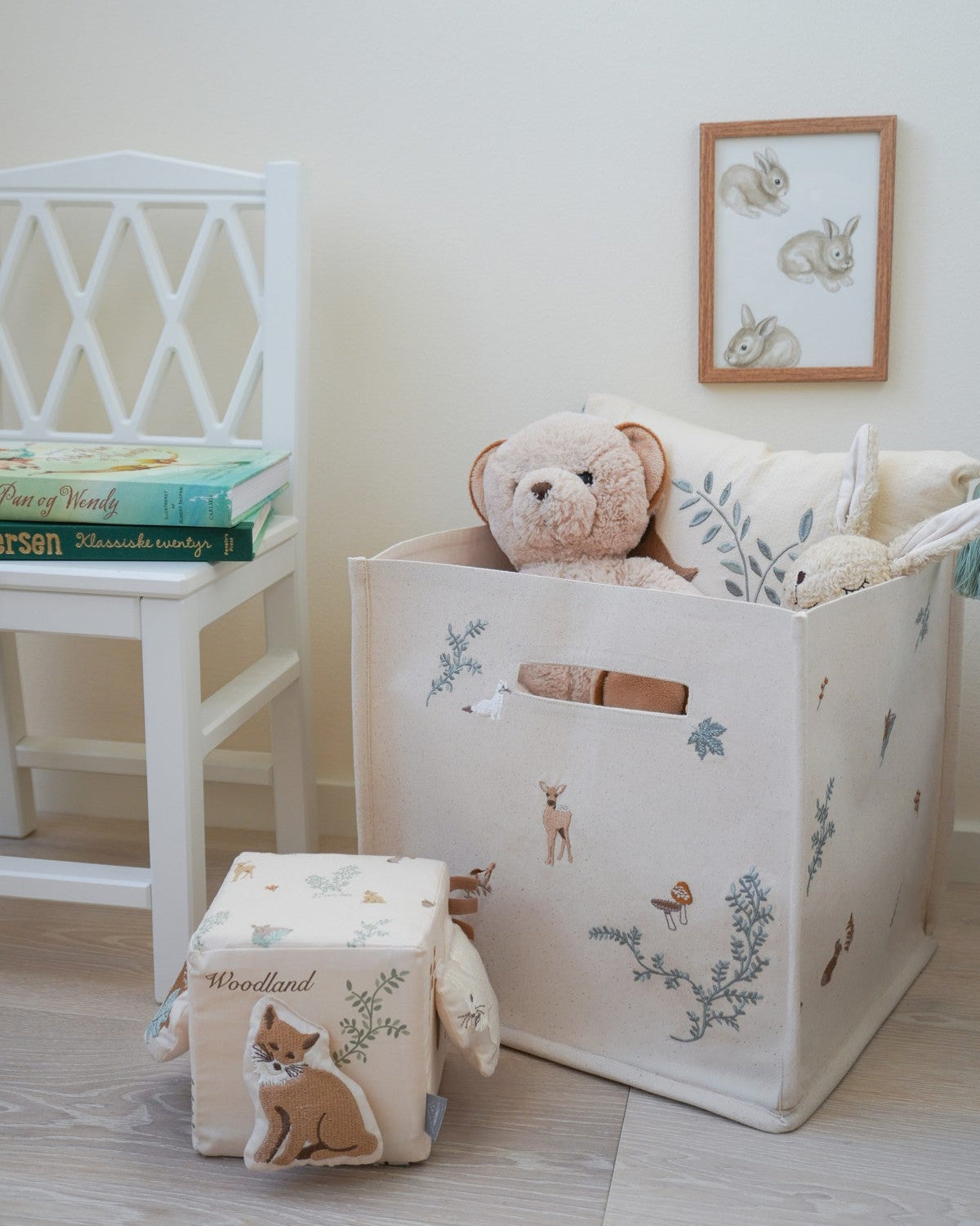 Aufbewahrungskorb Canvas - GOTS - Woodland