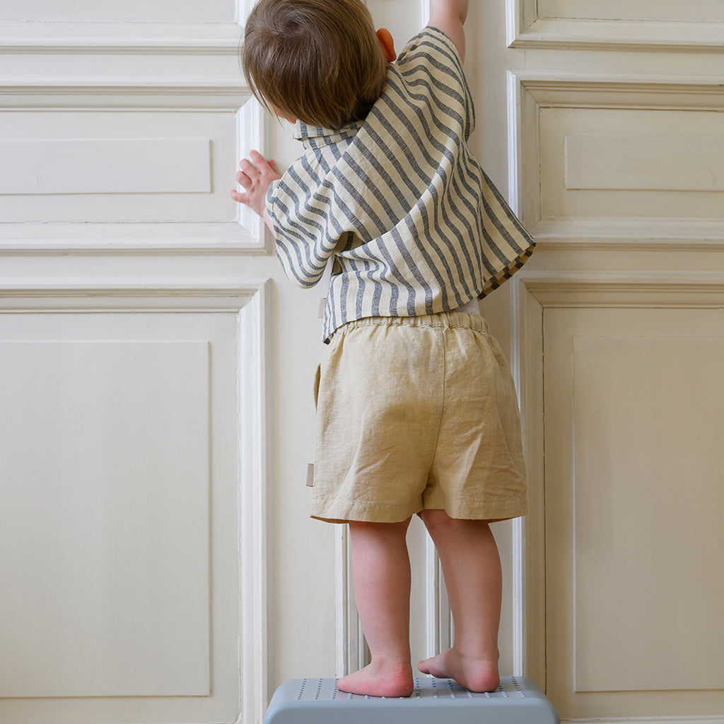 Noa Shorts - GOTS - Beige Linen