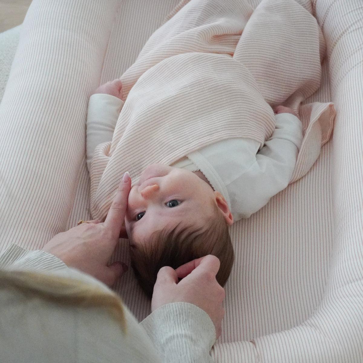 Baby Nestchen - OCS - Classic Stripes Rose