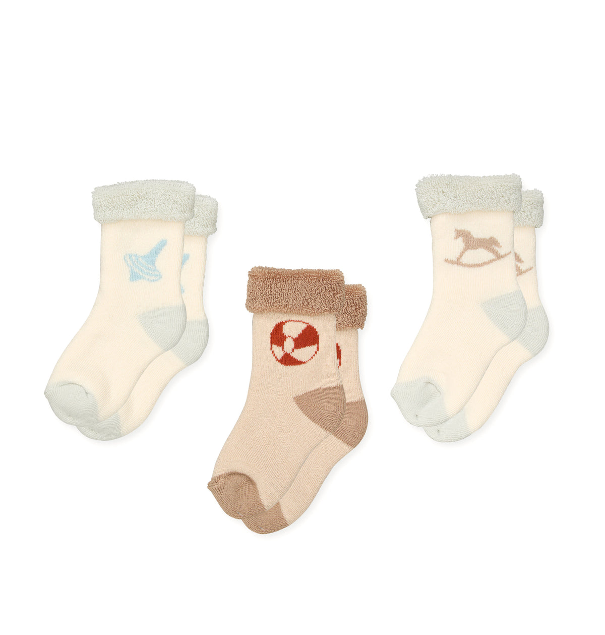 Frotteestrümpfe Safi, 13-15 - Vintage Toys - 3 Pack