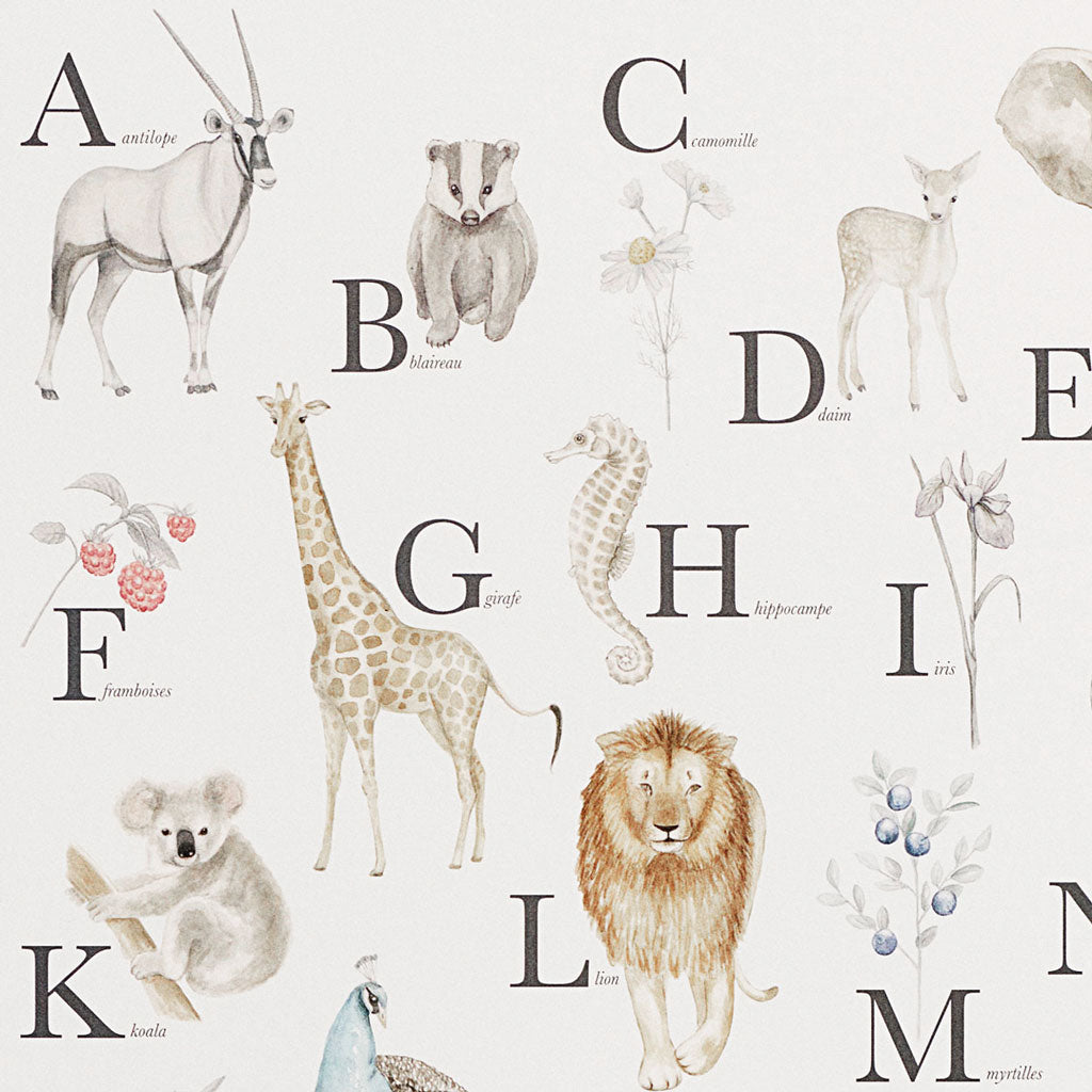 Alphabet-Poster – französische Version