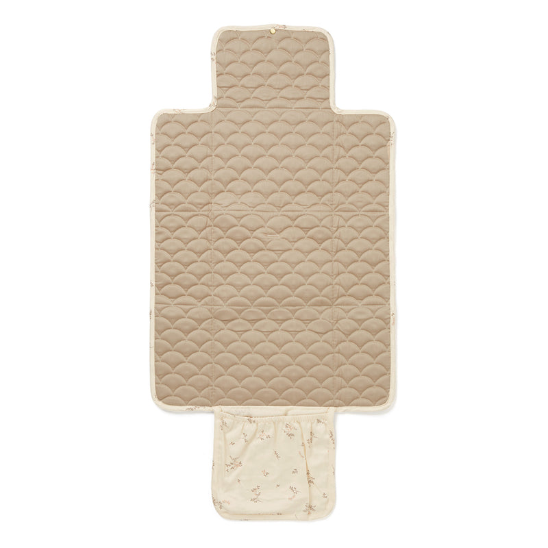 Gesteppte Wickelunterlage - OCS Ashley, Latte
